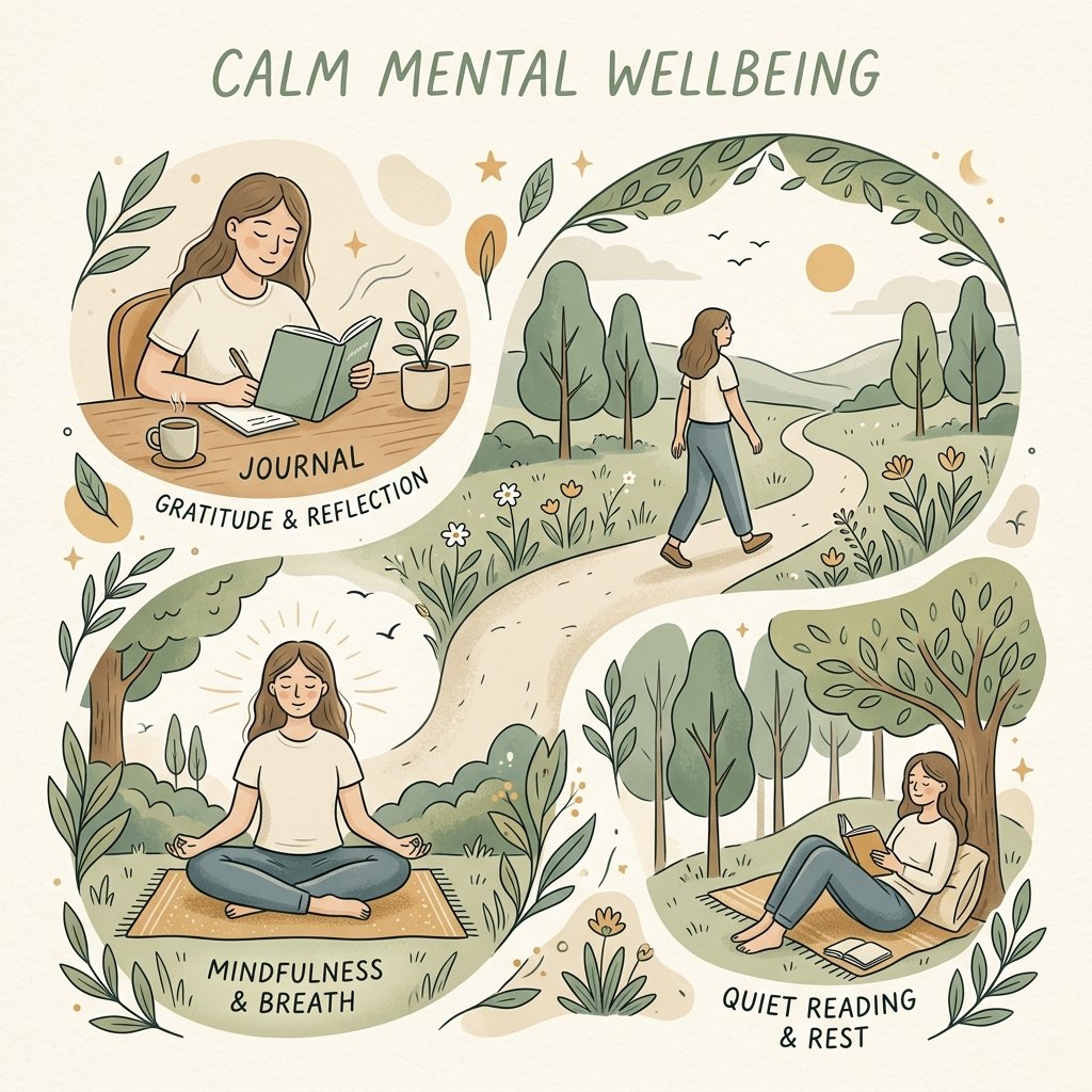 Illustration for Mental Health Habits Guide